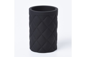 Стакан для зубных щеток WasserKRAFT Never черный - 2