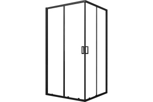 Душевой уголок Veconi Rovigo RV-13 80x80 профиль черный (RV13-80-01-C5) - 2