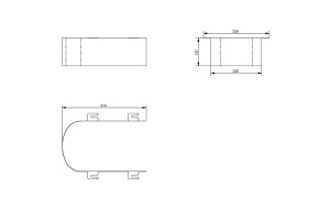 Металлическая панель Toto SG 7EE0007 для подвесного унитаза CW512YR - 3