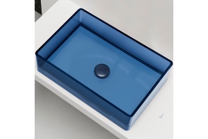 Накладная раковина Abber Kristall 60 синяя