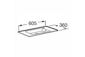 Мебельная раковина Roca Debba (32799H00Y) - 2