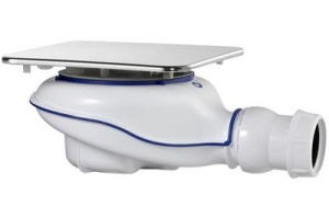 HORS COLLECTION Слив-перелив с гориз. выпуском 90 мм, Хром