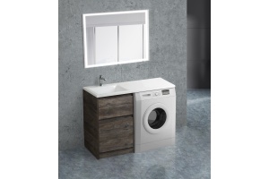 Комплект мебели Belbagno Kraft 120 темное дерево - 2