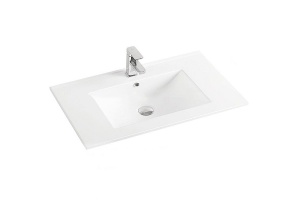 Раковина встраиваемая CeramaLux N 76 см белый (9075Е) - 2