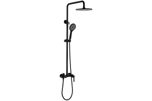 Душевой комплект RGW Shower Panels SP-31B черный матовый