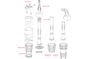 Сливной механизм Alcaplast A06 для системы инсталляции - 3