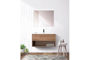 Комплект мебели BelBagno Kraft 80 темное дерево