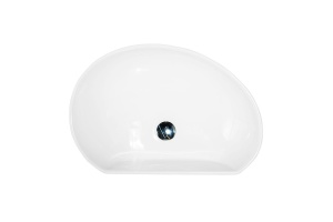 Раковина керамическая накладная AM5405-W, цвет белый глянец, 605x420x155 мм - 3