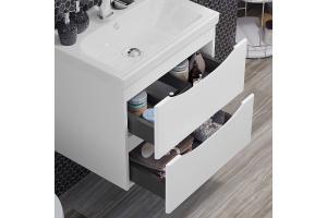 Тумба под раковину Opadiris Элеганс 60 белый матовый - 3