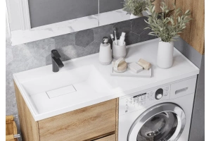 Комплект мебели Aquaton Лондри 60 светлое дерево - 3