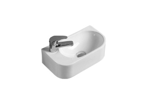 Подвесная раковина Vincea 40х22 белая левая