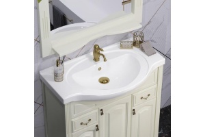 Тумба под раковину Opadiris Риспекто 85 бежевый матовый - 3