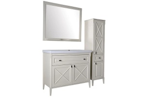 Комплект мебели для ванной Монте 100 Благородный Бежевый