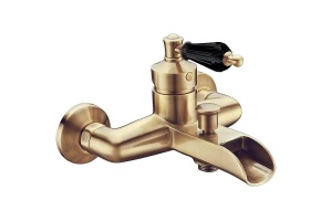 Смеситель для ванны Boheme Vogue бронза с черным Swarovski