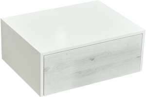 Тумба подвесная Aquaton Сакура 60 белый-светлое дерево