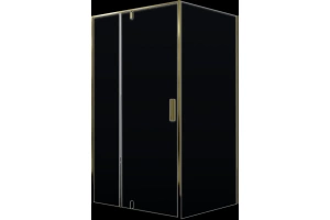 Душевой уголок WasserKRAFT Aisch 120x80 профиль золото стекло прозрачное - 2