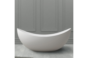 Ванна из искусственного камня Abber Stein 180х80 белый матовый