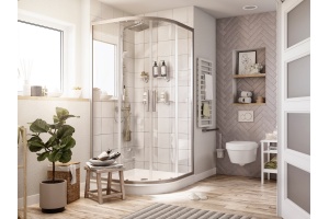 Душевой уголок STWORKI Хельсинки DE018RL9595200 95x95 см профиль хром матовый - 2