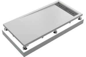 Поддон для душа Good Door Stella 160x80, с ножками и экраном - 2