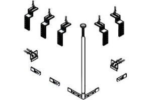 Комплект креплений для экранов Cezares (CZR-SCR-FIX-KIT)