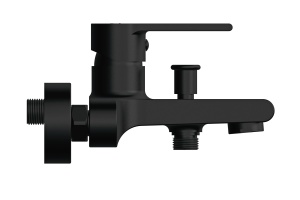 Смеситель Cersanit Brasko Black для ванны с душем 63108 - 2
