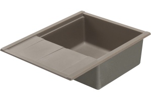 Мойка кухонная AQUATON Делия 65 серый шелк - 2