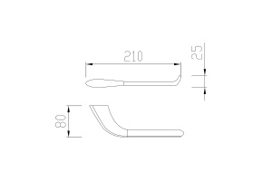 Держатель туалетной бумаги Abber Nord черный матовый - 2
