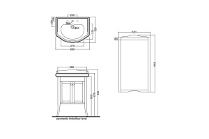 Тумба под раковину Kerasan Retro (735140) - 2