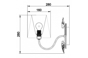 Бра Maytoni Bouquet ARM023-01-S - 2