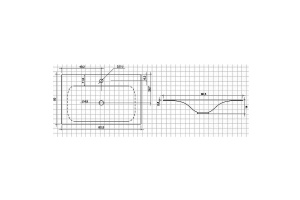 Мебельная раковина Vincea 80 белая - 2