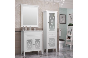 Тумба для комплекта Opadiris Палермо 80 белая матовая - 3