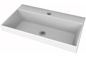 Мебельная раковина Stella Polar Слим 80 белая