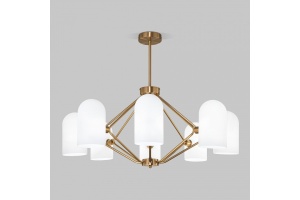 Люстра на штанге Eurosvet Bambola 60157/8 латунь - 3