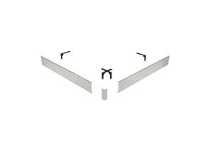 Экран для поддона RGW Acryl N/ST-01 W 80х80 белый