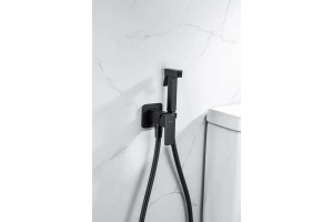 Гигиенический душ Allen Brau Infinity 5.21005-31 С ВНУТРЕННЕЙ ЧАСТЬЮ, чёрный матовый - 3