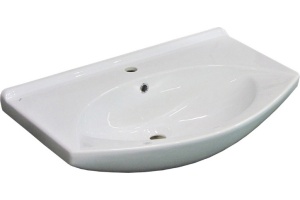 Тумба с раковиной Bellezza Лагуна 65 прямая белая - 3