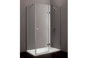 Душевой уголок Cezares Verona 90х100 хром стекло прозрачное - 2