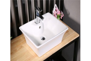 Раковина накладная Ceramalux N 49 белый (9108) - 2