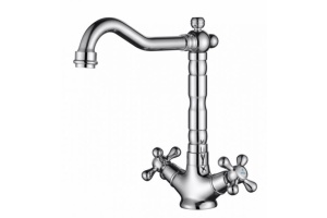 Смеситель Kaiser Carlson Style 44233 для кухонной мойки, хром