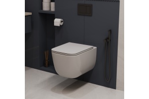 Подвесной унитаз Vincea Lina VT1-53T сиденье микролифт, белый - 2