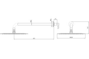 Верхний душ Allen Brau Priority черный матовый  - 2