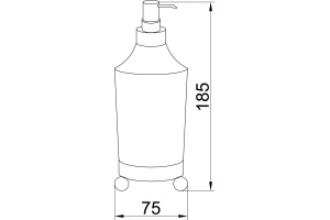 Дозатор Boheme Hermitage Gold 10359 - 2