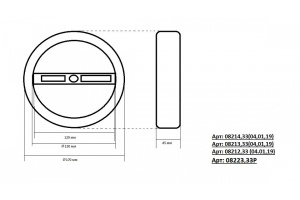 Подвесной светильник Kink Light Тор 08223,33P(3000K) - 2