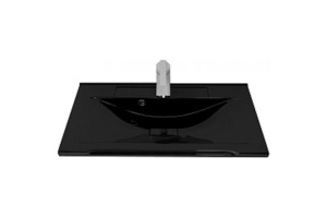 Мебельная раковина Stella Polar Корвет 90 черный