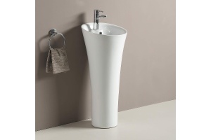 Раковина напольная WeltWasser WW LEERBACH 4141 GL-WT 41 белый (10000008707) - 2