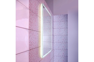 Зеркало Бриклаер Эстель-1 120 с подсветкой, сенсор на зеркале - 2