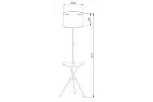 Торшер Arte Lamp Combo A2070PN-1BK - 2