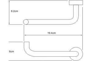 Держатель туалетной бумаги Wasserkraft Donau K-9496 - 3