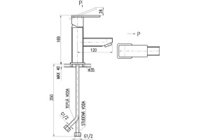 Смеситель для раковины Rav Slezak Loira хром (LR526.5) - 2