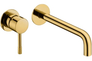 Смеситель Boheme Uno 465-G С ВНУТРЕННЕЙ ЧАСТЬЮ, для раковины, золото